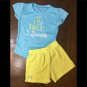 Girls 4t Under Armour Set